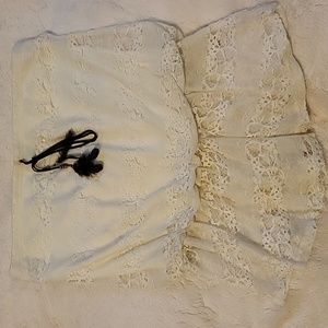 Simons Twik knit strapless top